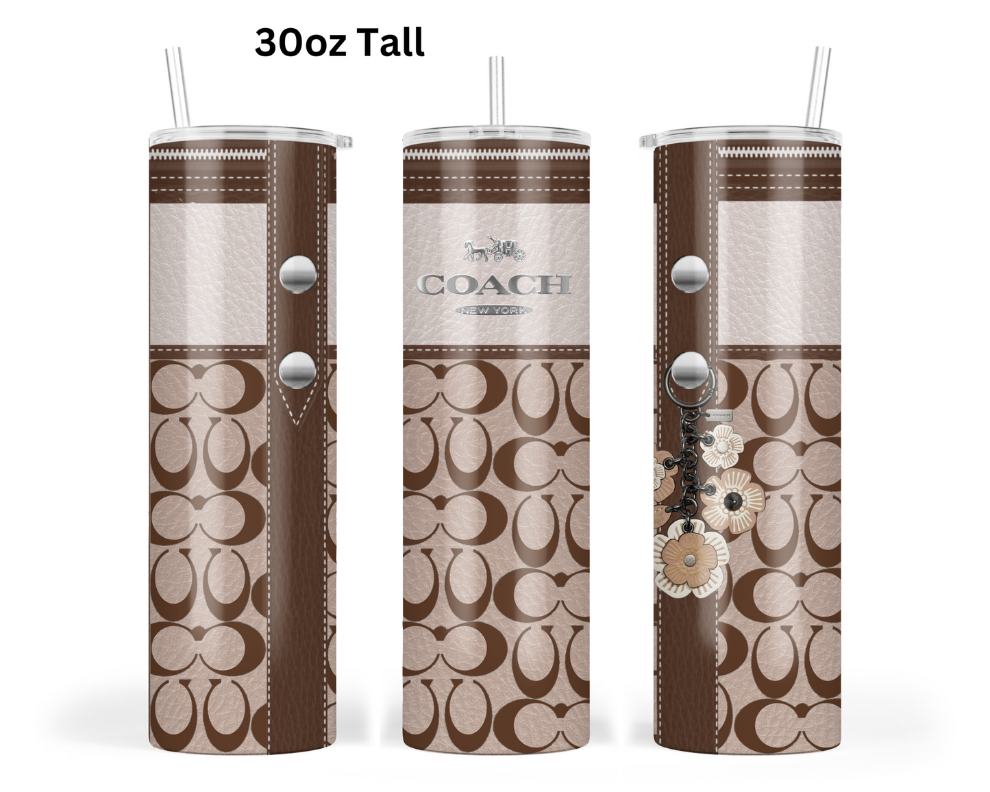 Coach Handbag Inspired Tumbler (153)