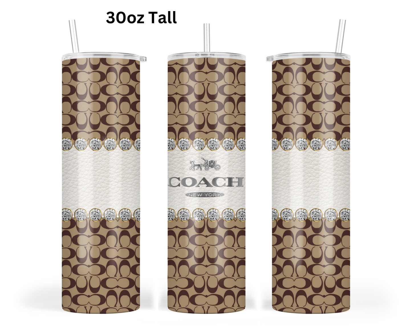 Coach Handbag Inspired Tumbler (108)