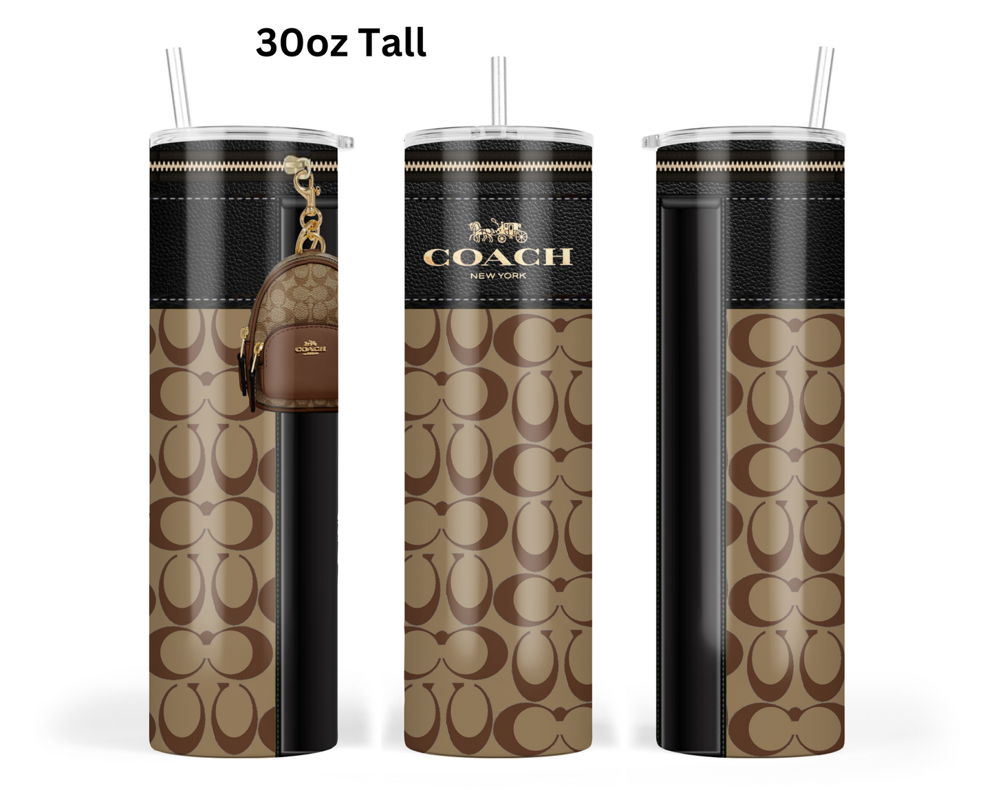 Coach Handbag Inspired Tumbler (091)