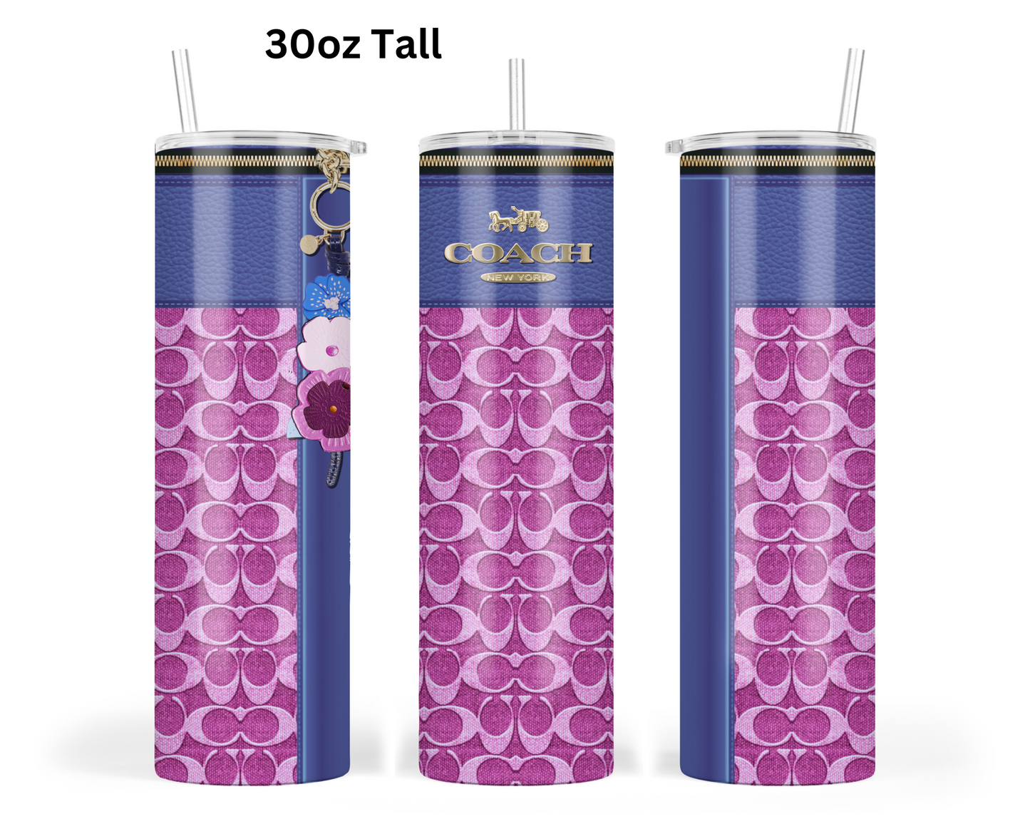 Coach Handbag Inspired Tumbler (164)