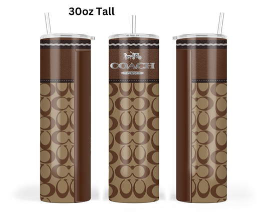 Coach Handbag Inspired Tumbler (152)