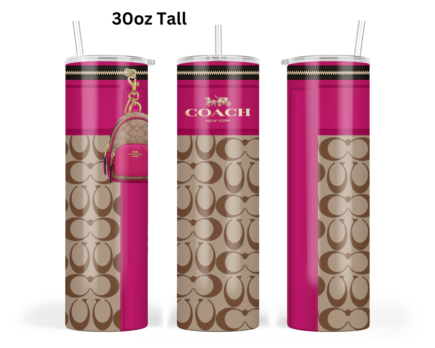 Coach Handbag Inspired Tumbler (083)