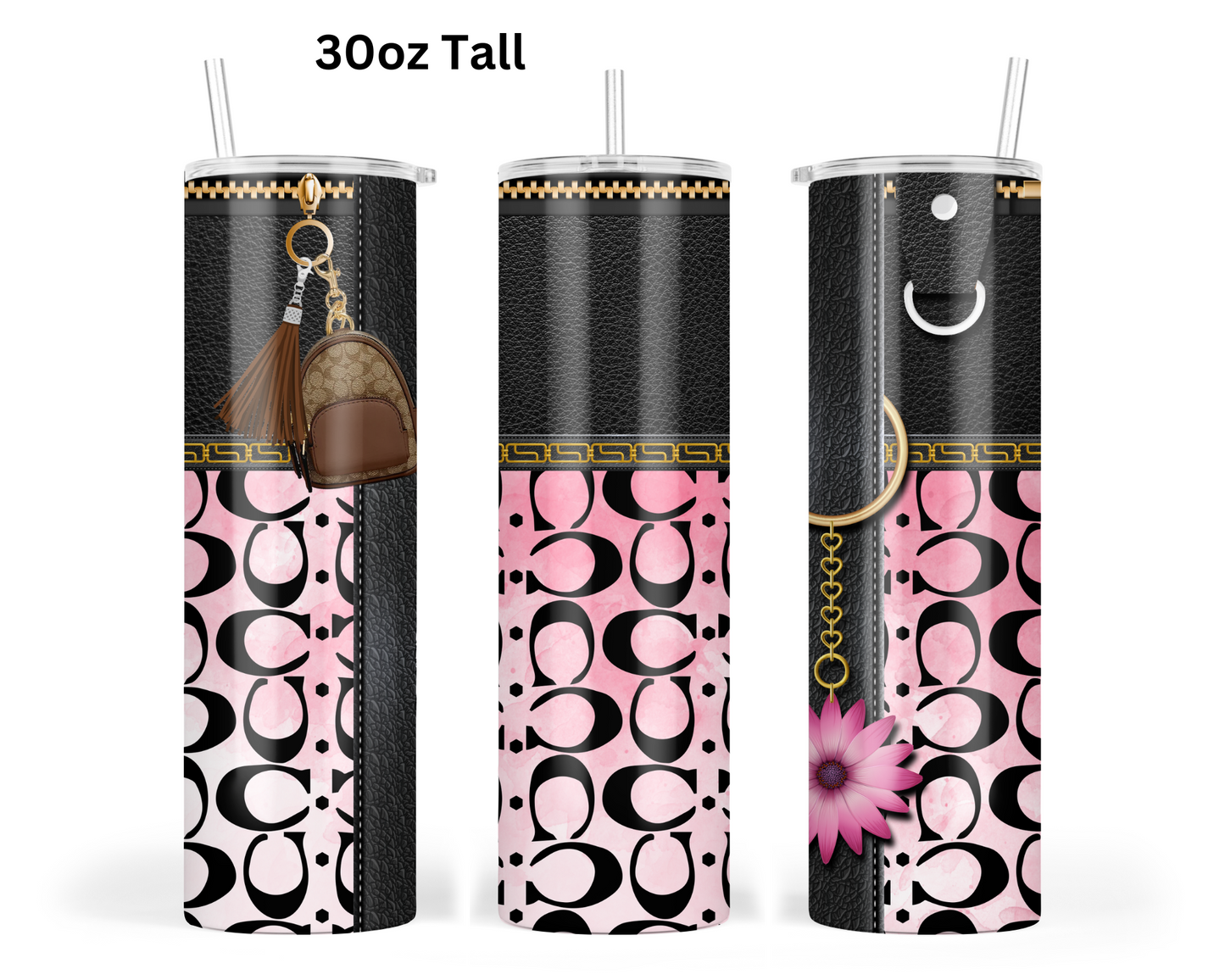 Coach Handbag Inspired Tumbler (021)