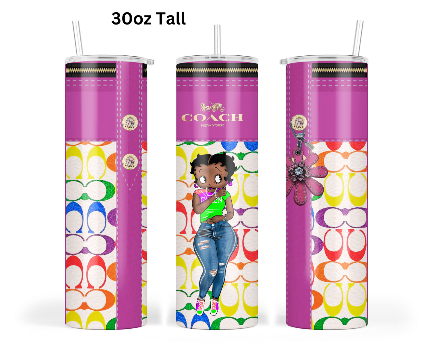 Coach Handbag Inspired Tumbler (082)