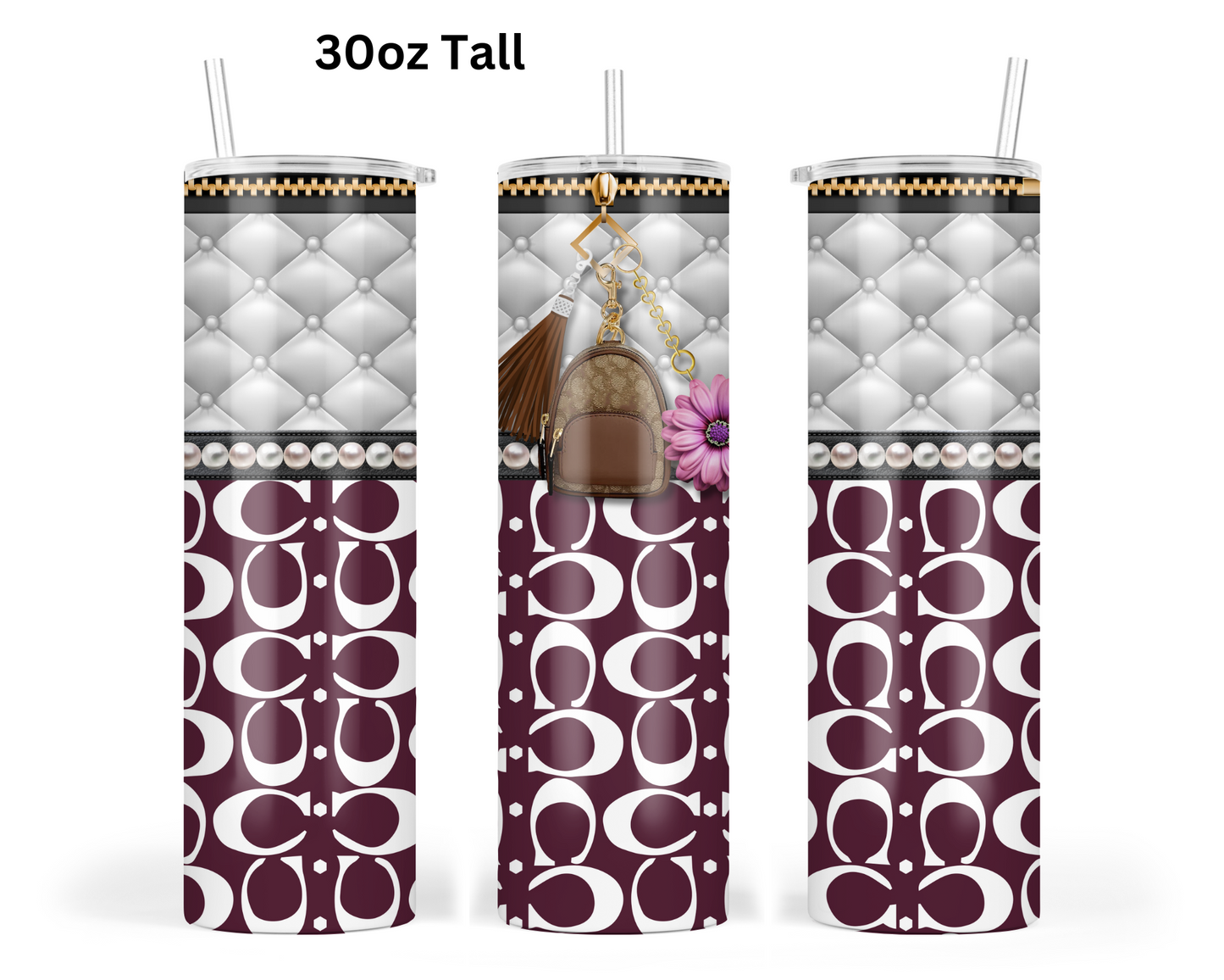 Coach Handbag Inspired Tumbler (020)