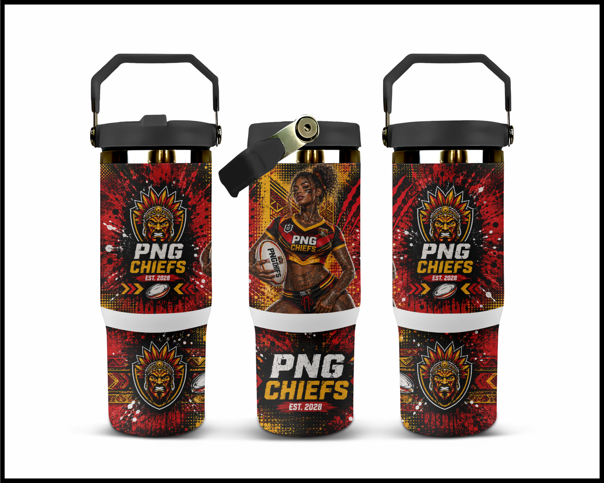 Big Guzzler PNG Chiefs Stainless Steel Tumbler (931)