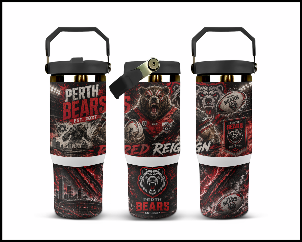 Big Guzzler Perth Bears Stainless Steel Tumbler (921)