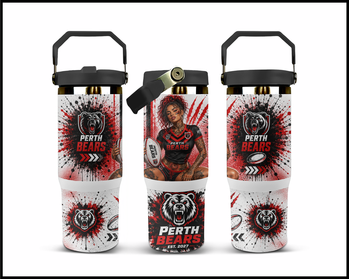 Big Guzzler Perth Bears Stainless Steel Tumbler (930)