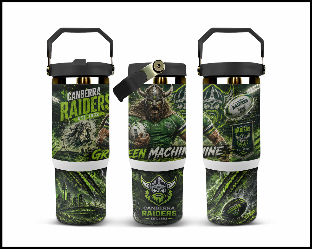 Big Guzzler Canberra Raiders Stainless Steel Tumbler (908)