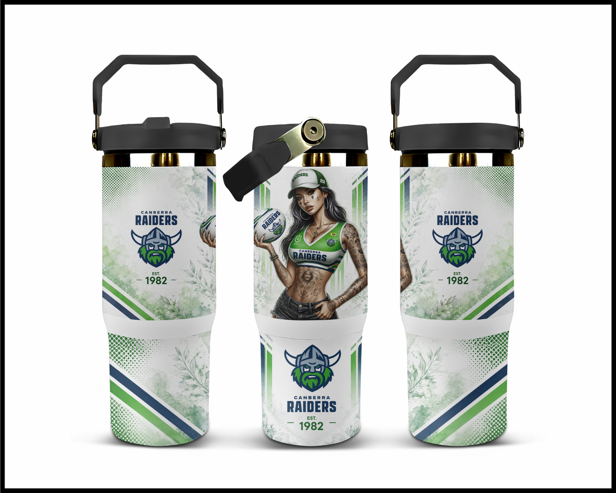 Big Guzzler Canberra Raiders Stainless Steel Tumbler (946)