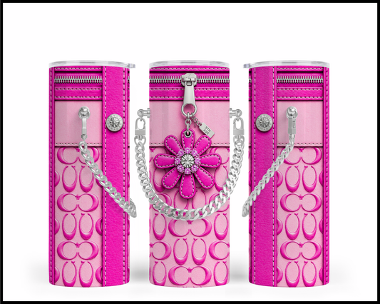 Designer Handbag Inspired Chain Tumbler (310)