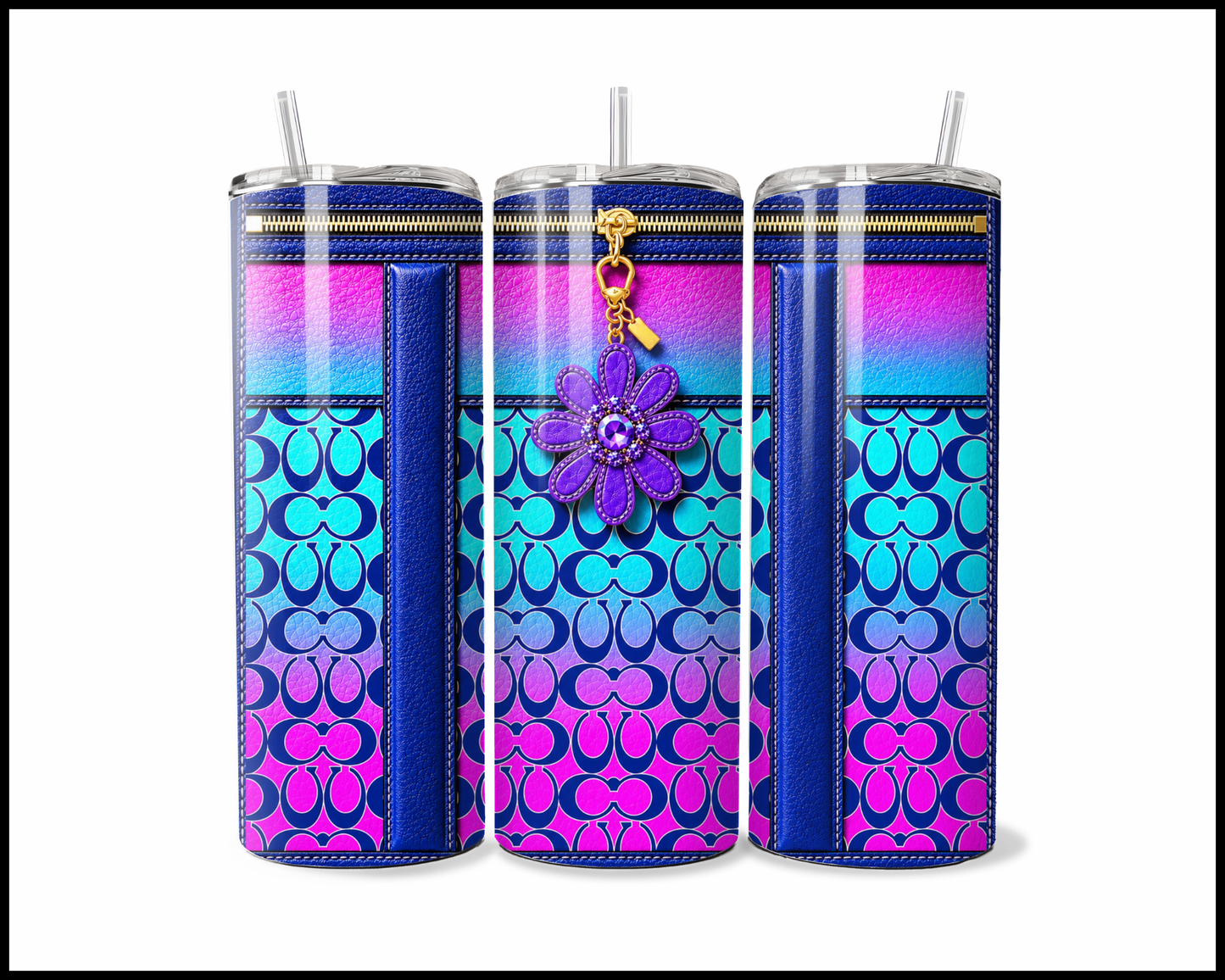 Designer Handbag Inspired Tumbler (313)
