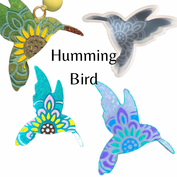 Humming Bird Blinged Car Freshie