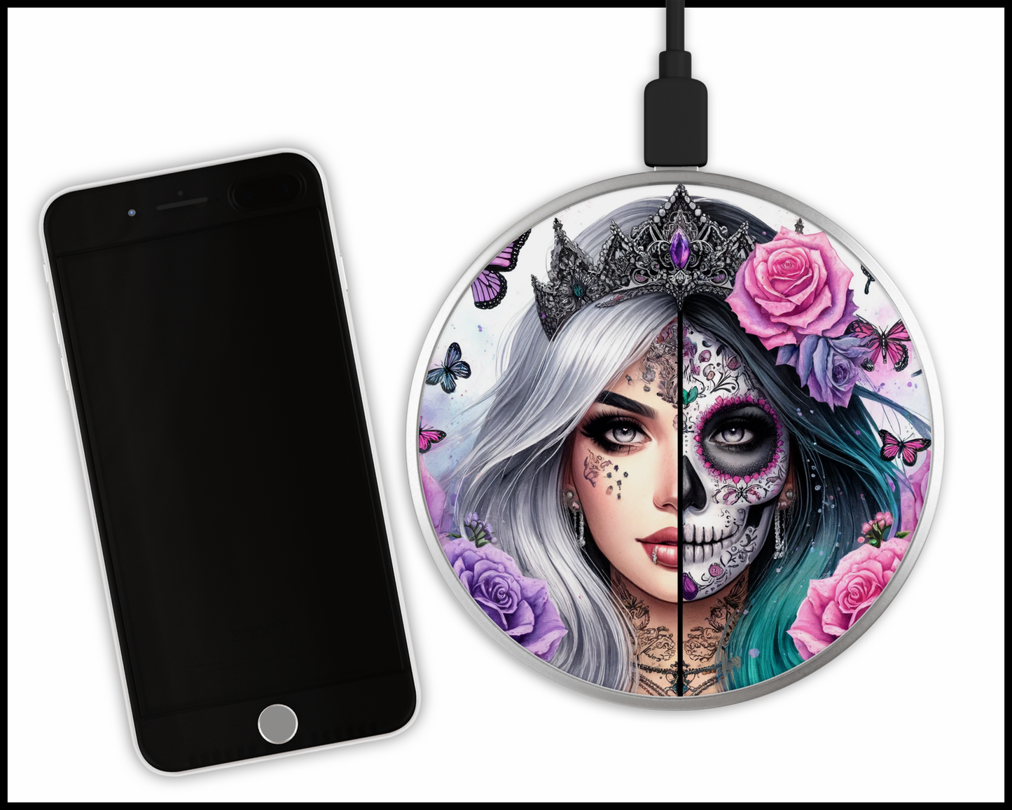 Mandala Woman Sublimated Wireless Phone Charger (281)