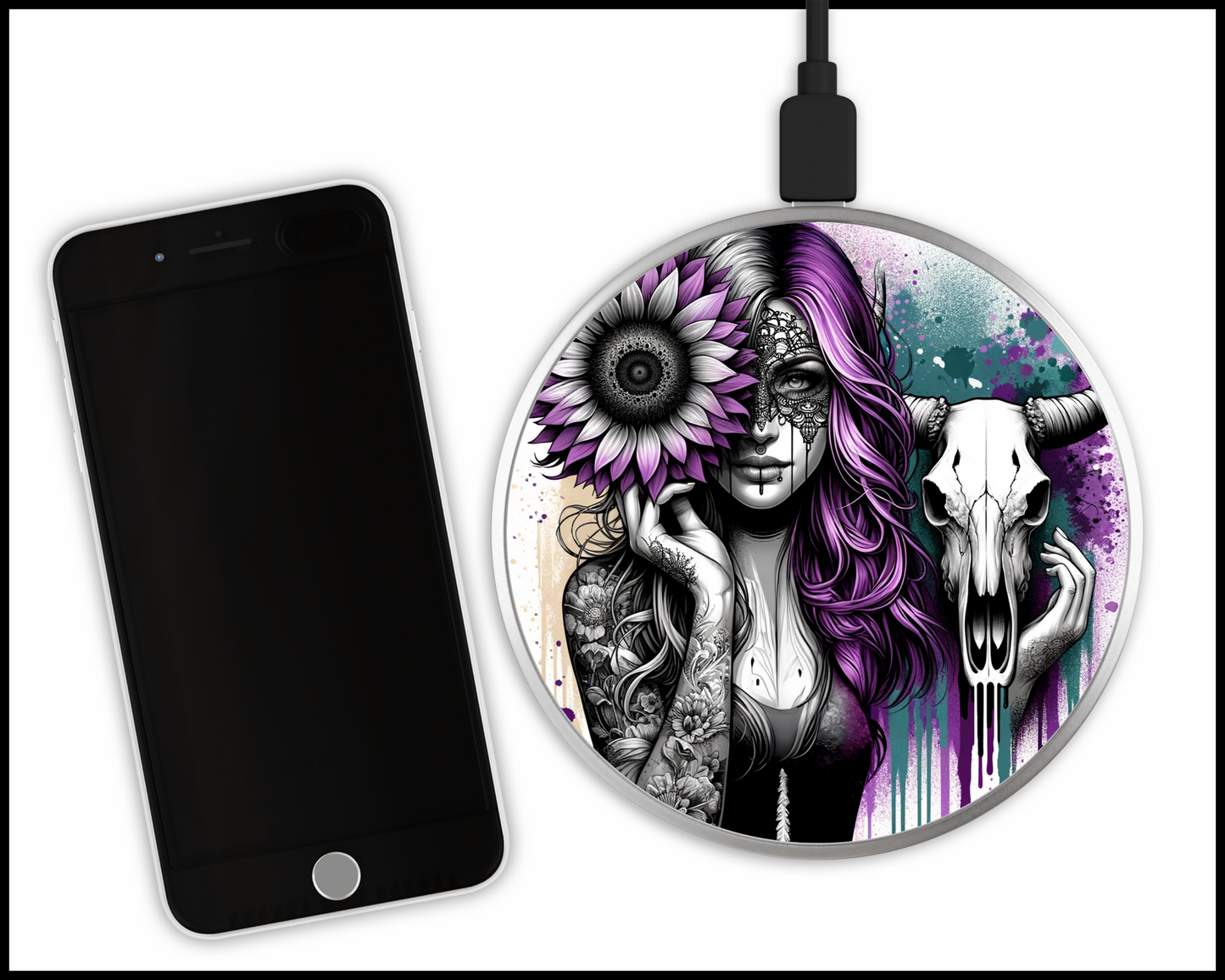 Sexy Bad Ars@ Sublimated Wireless Phone Charger (131)