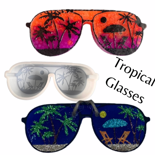 CREATE @ HOME Tropical Glasses Car Freshie