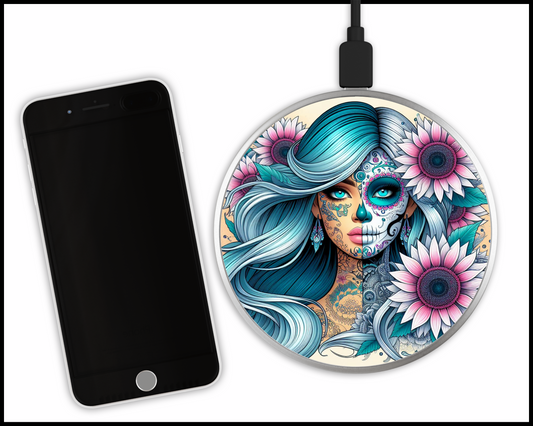 Mandala Women Sublimated Wireless Phone Charger (182)