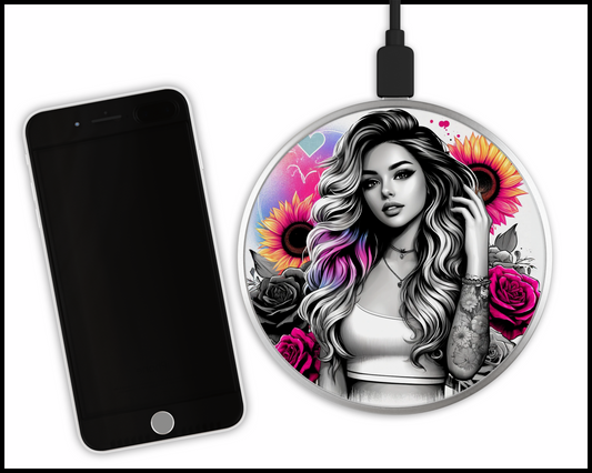 Just another day in paradise Sublimated Wireless Phone Charger (283)