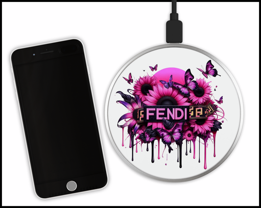 Fendi Inspired Sublimated Wireless Phone Charger (333)