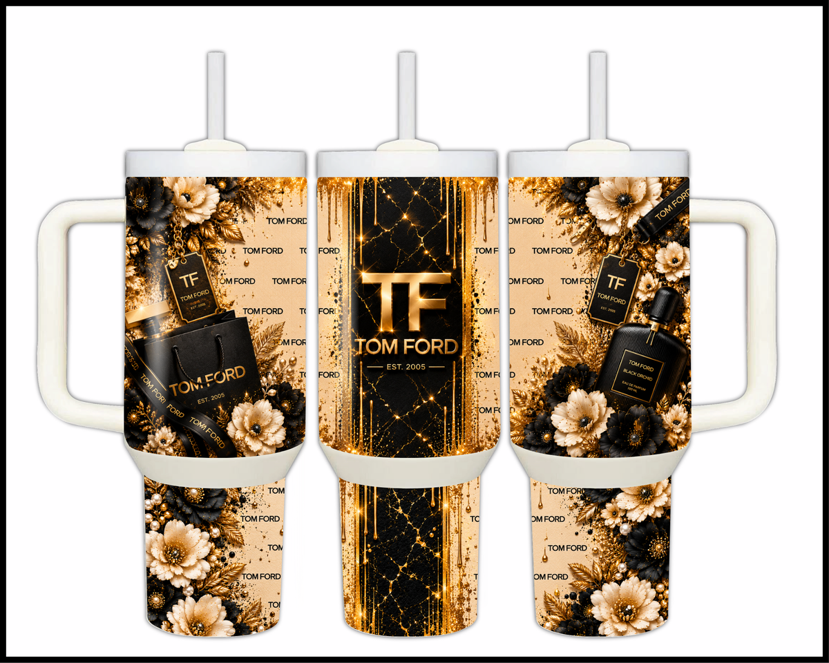 Gilded Runway Shopaholic Stainless Steel Big Guzzler Tumbler (2455)