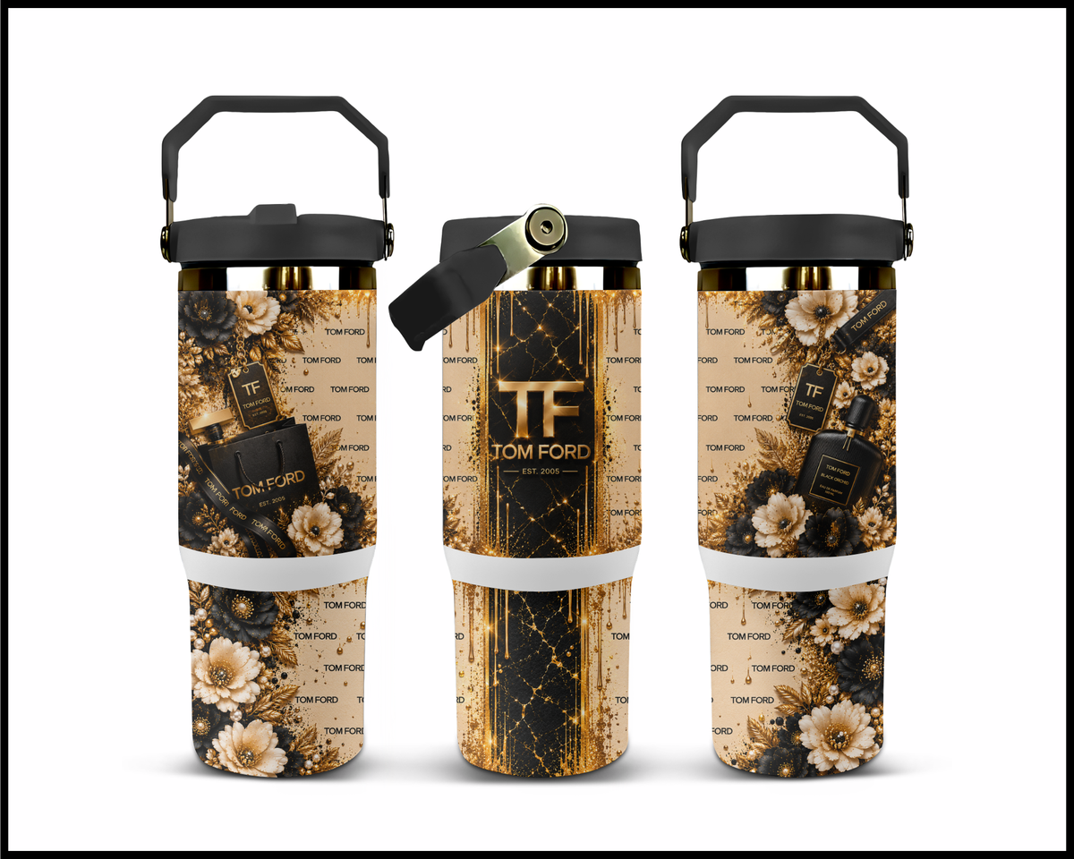 Gilded Runway Shopaholic Stainless Steel Big Guzzler Tumbler (2455)