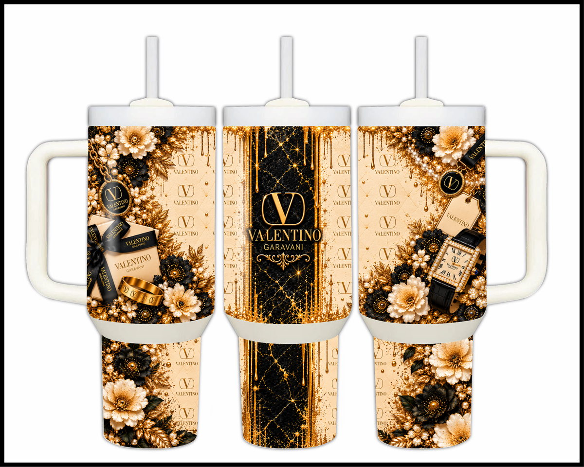 Shopaholic Runway Stainless Steel Big Guzzler Tumbler (3459)