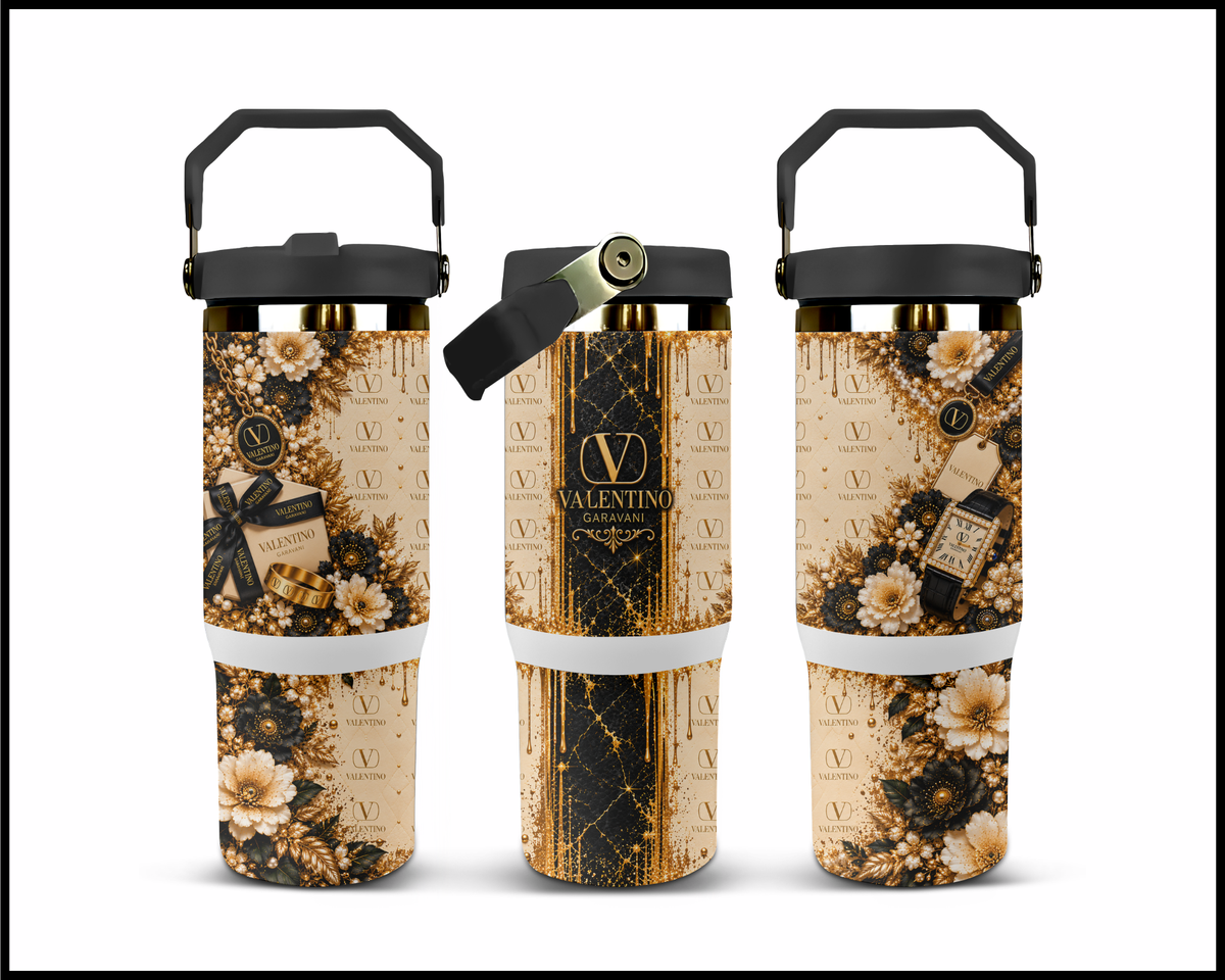 Shopaholic Runway Stainless Steel Big Guzzler Tumbler (3459)