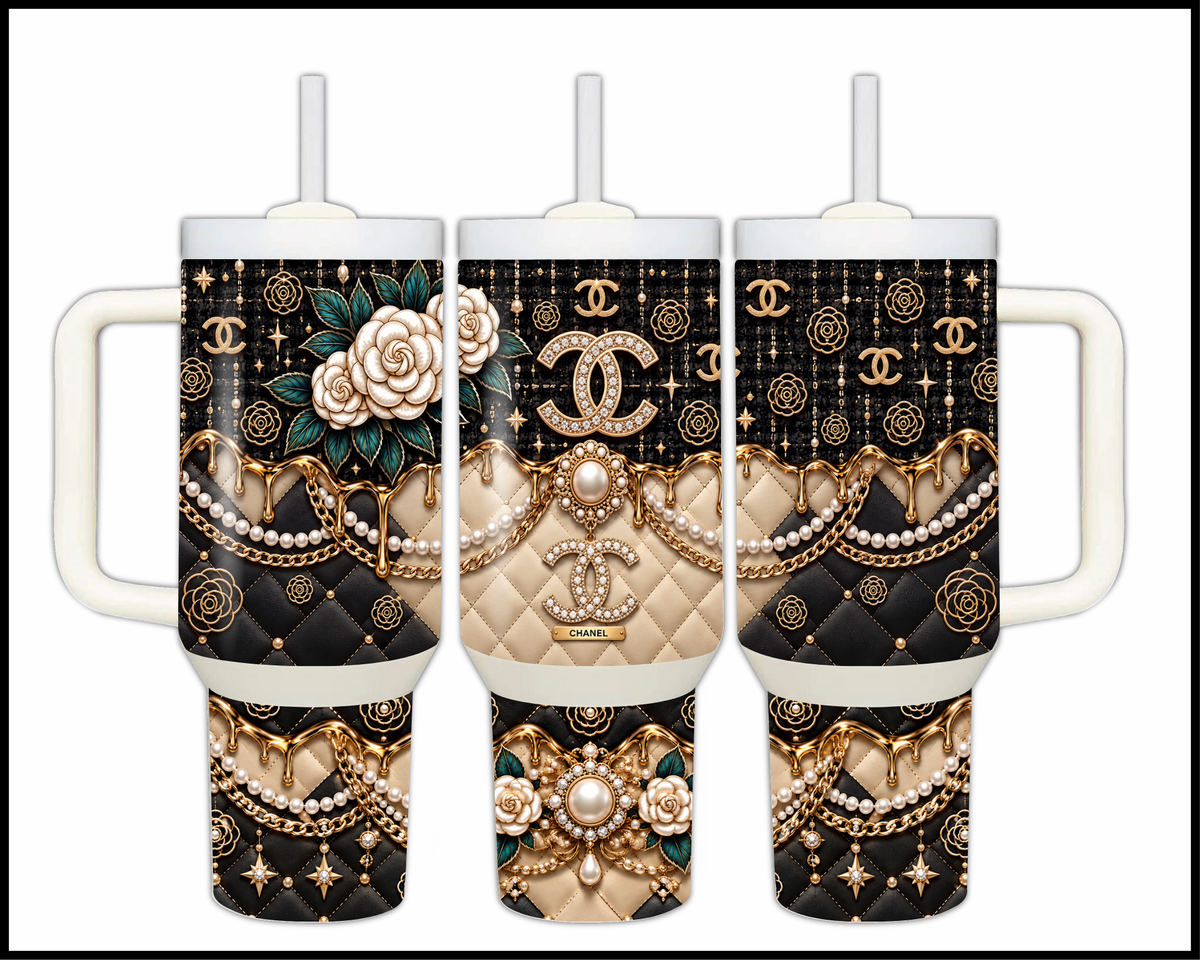 The Parisian Pearl Collection Stainless Steel Big Guzzler Tumbler (3481)