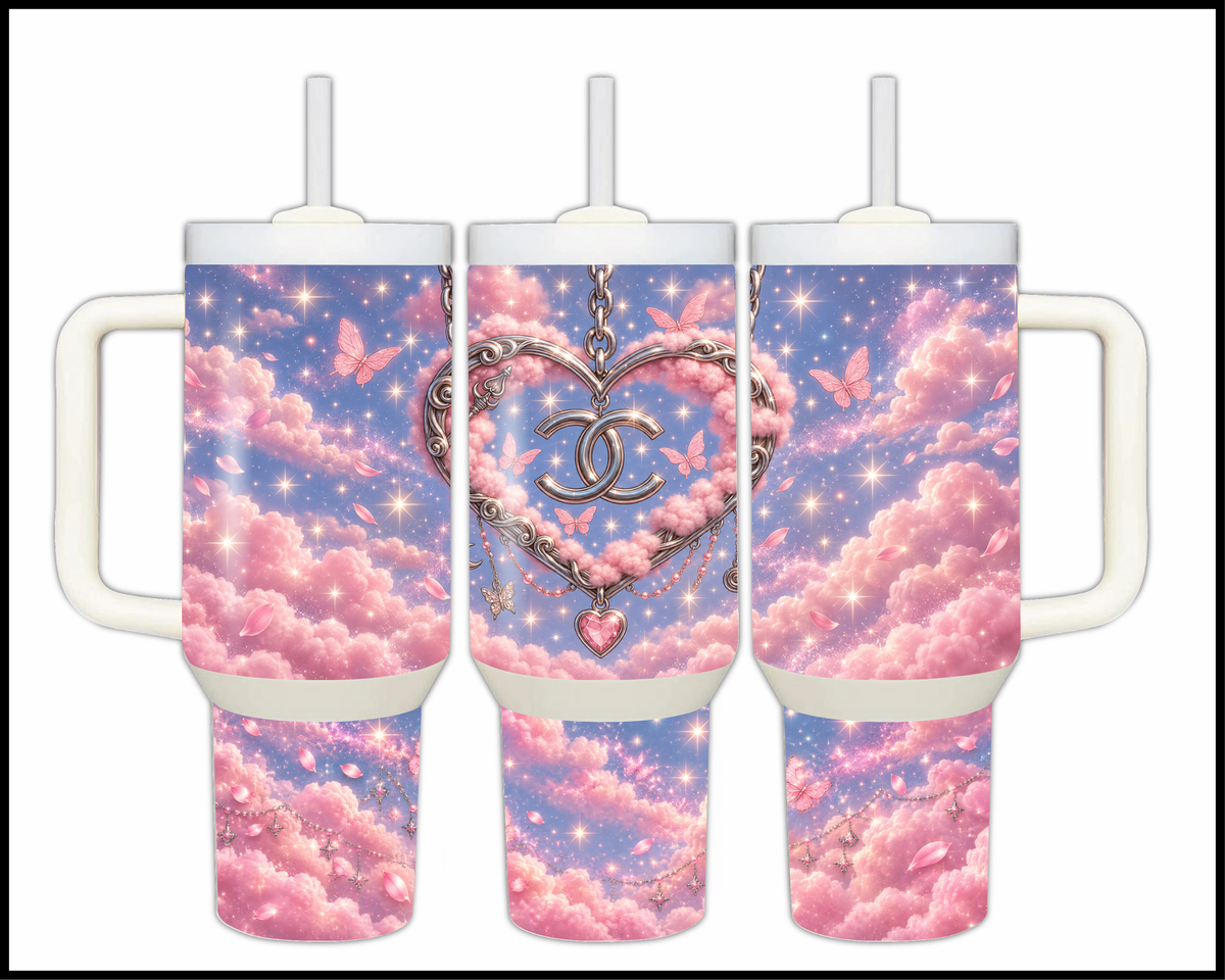 The Cotton Candy Constellation Stainless Steel Big Guzzler Tumbler (3482)