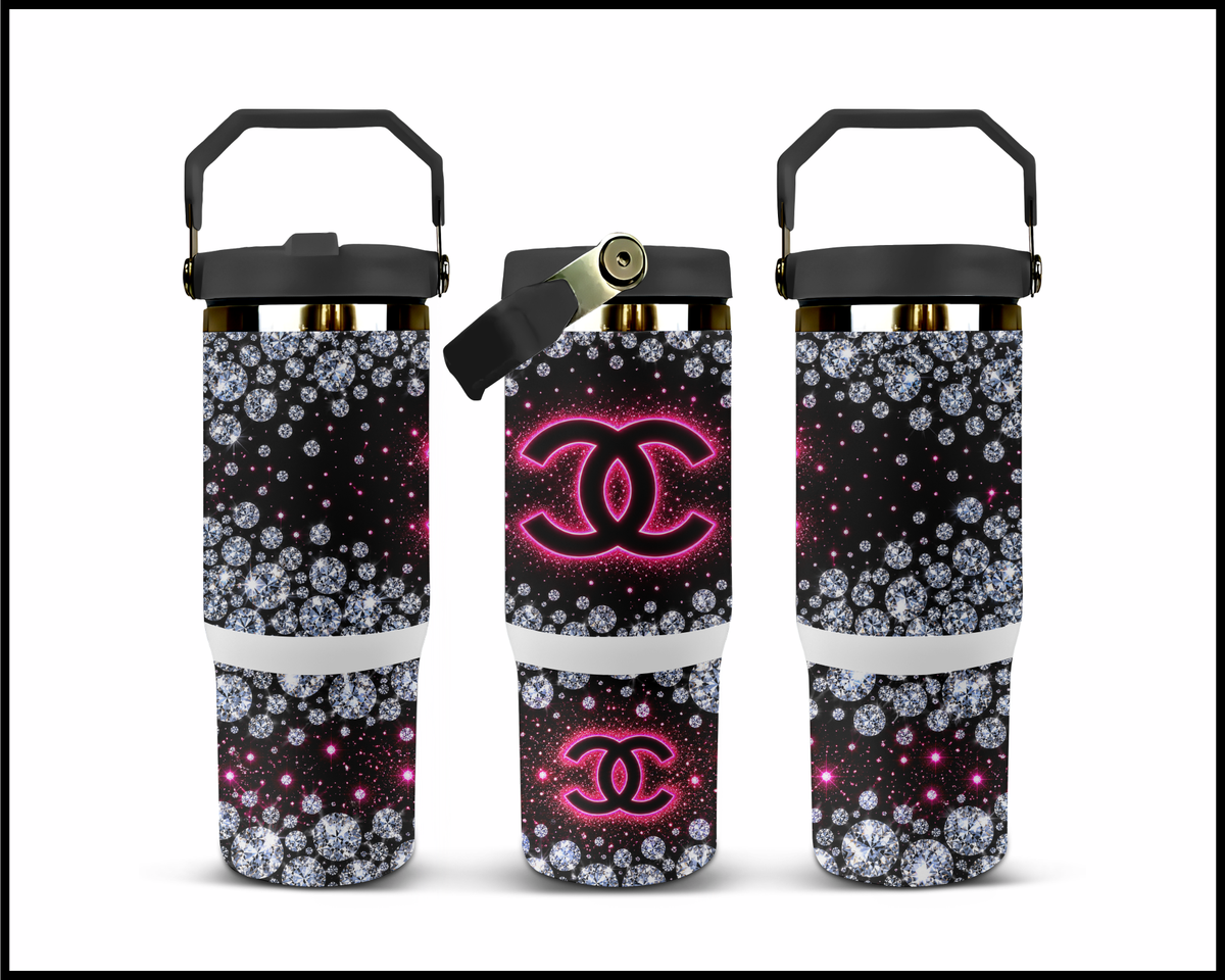 Vibrant Velvet Ice Stainless Steel Big Guzzler Tumbler (3492)