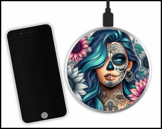 Mandala Women Sublimated Wireless Phone Charger (184)