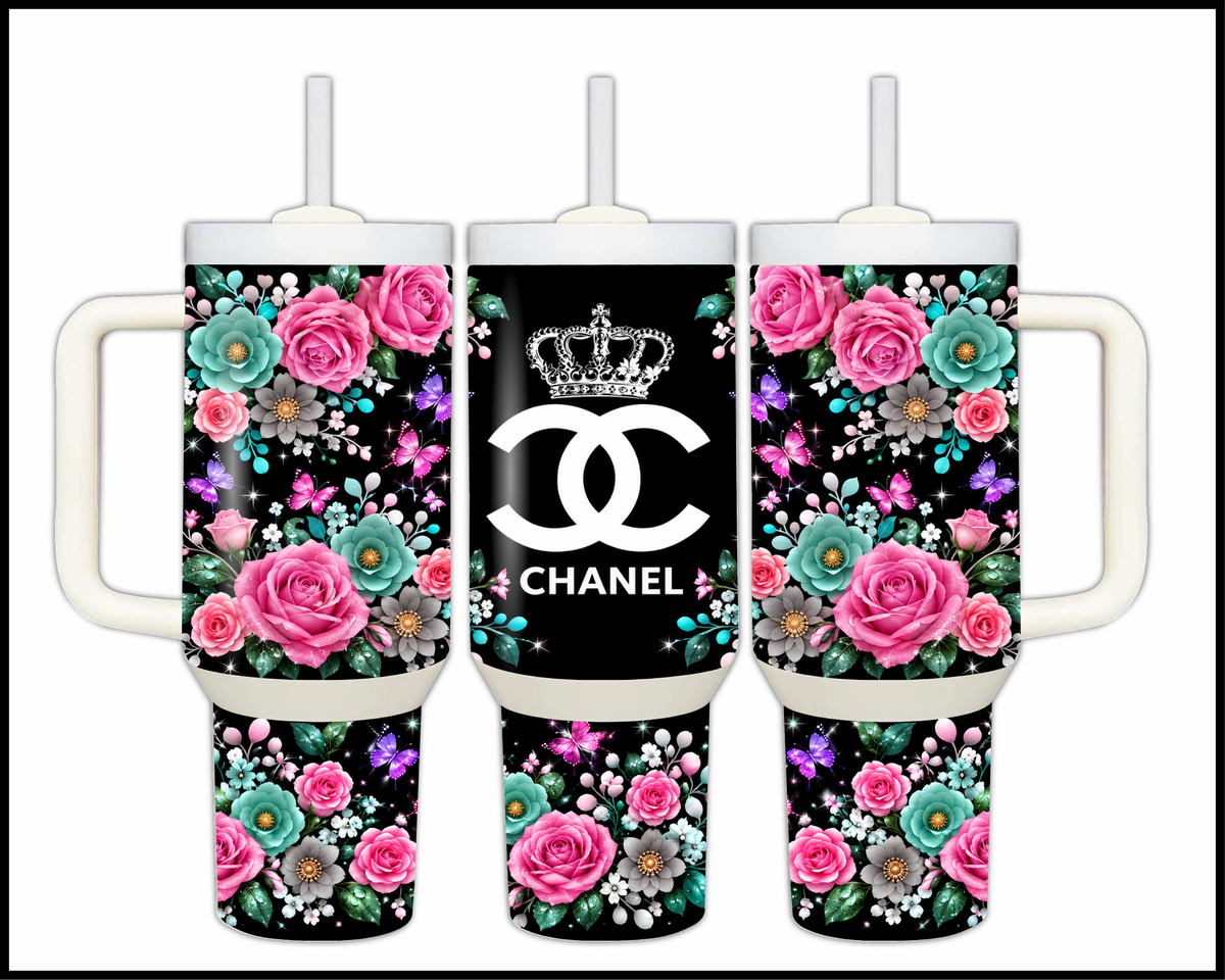 Midnight Tiara Dreams Stainless Steel Big Guzzler Tumbler (3502)