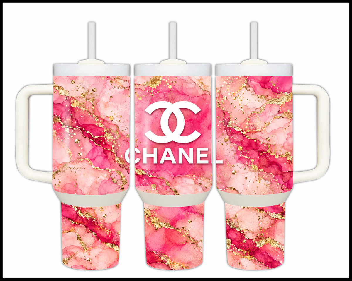 Blush Watercolor Dream Stainless Steel Big Guzzler Tumbler (3503)