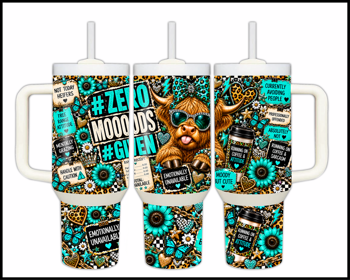 Zero Moooooods Given Stainless Steel Big Guzzler Tumbler (3512)
