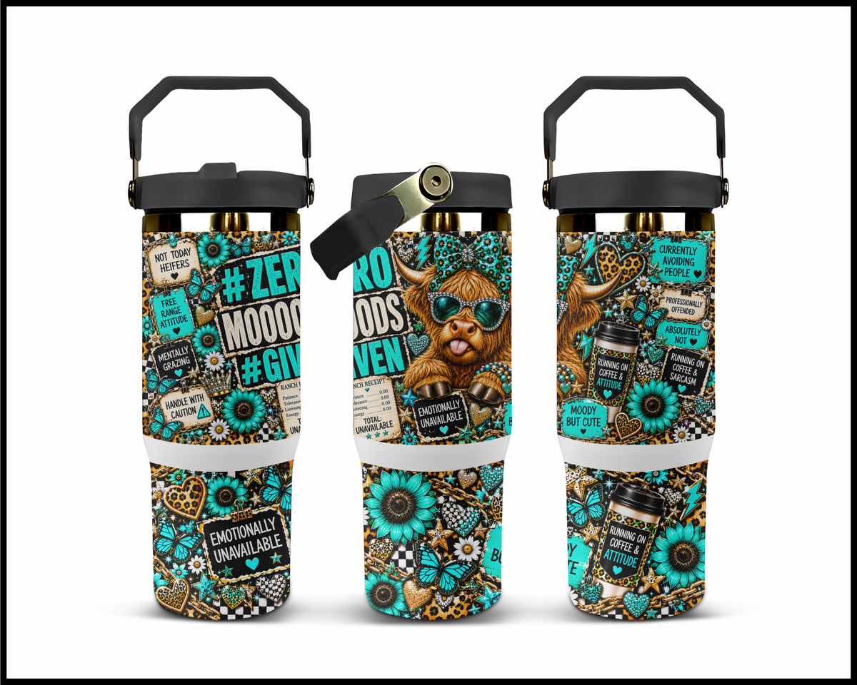 Zero Moooooods Given Stainless Steel Big Guzzler Tumbler (3512)