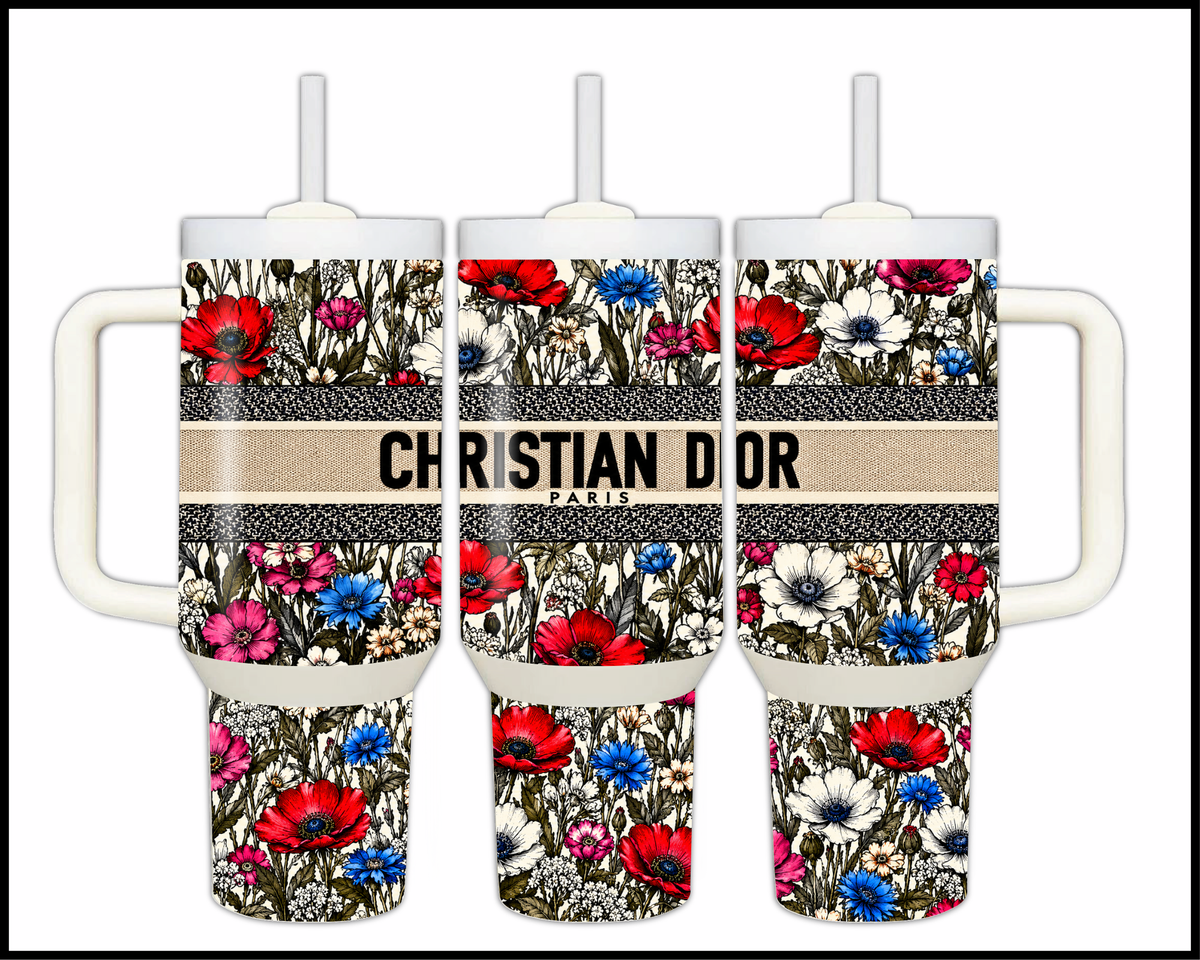 Textured Canvas Elegance Stainless Steel Big Guzzler Tumbler (3516)