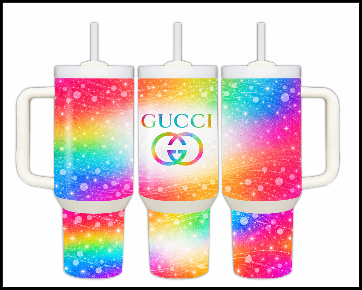 Prismatic Pastel Royalty Stainless Steel Big Guzzler Tumbler (3520)