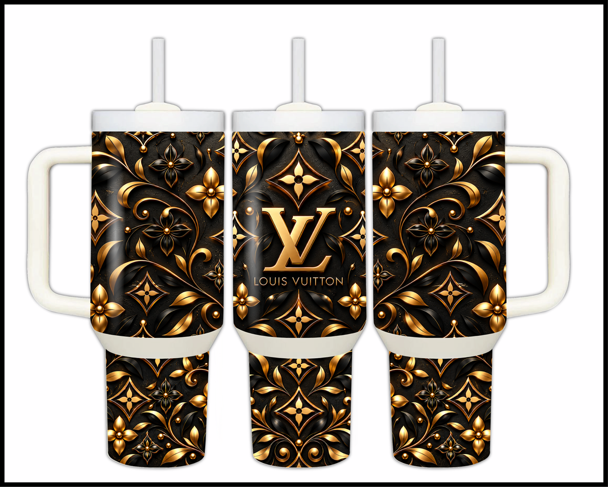 Dark Velvet Dynasty Stainless Steel Big Guzzler Tumbler (3526)