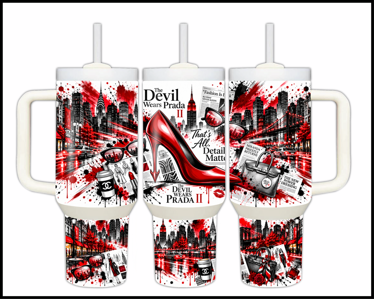 The Devil Wears Prada Stainless Steel Big Guzzler Tumbler (3545)