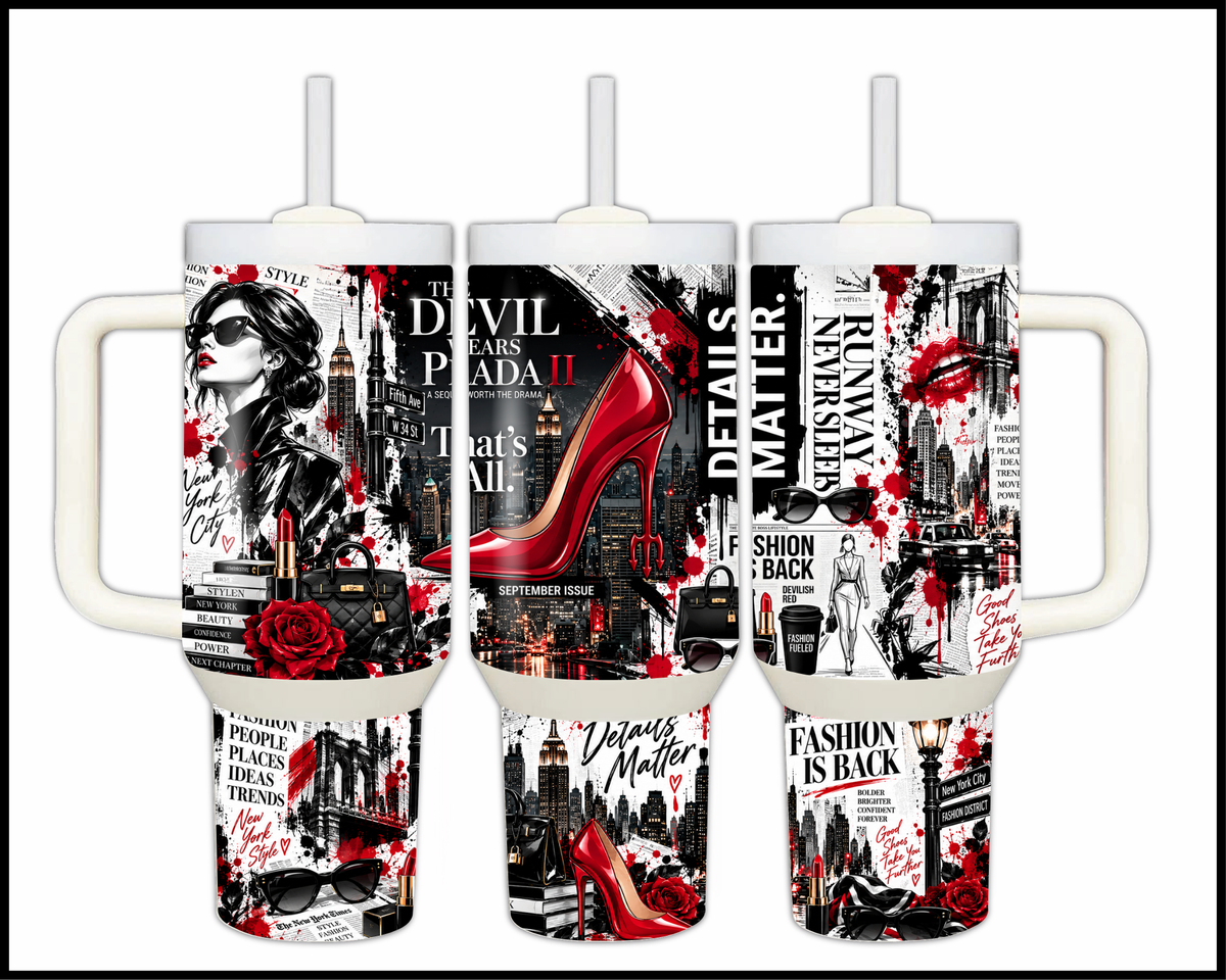 The Devil Wears Prada Stainless Steel Big Guzzler Tumbler (3546)