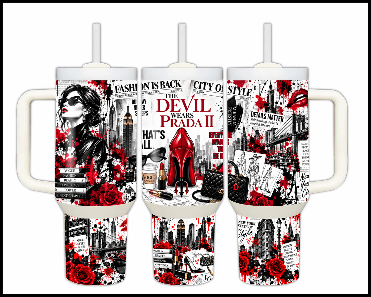 The Devil Wears Prada Stainless Steel Big Guzzler Tumbler (3547)