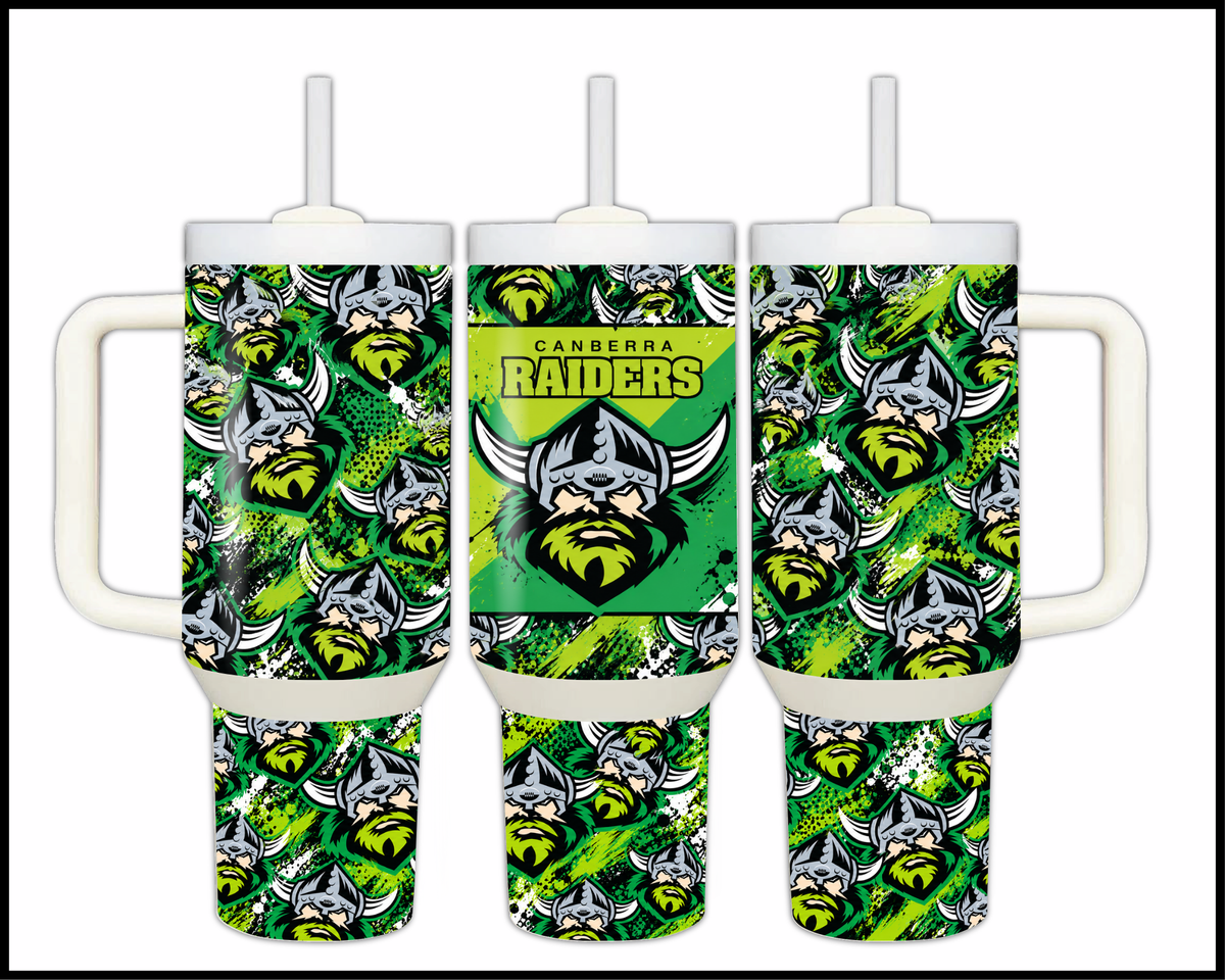 Big Guzzler Canberra Raiders Stainless Steel Tumbler (3549)