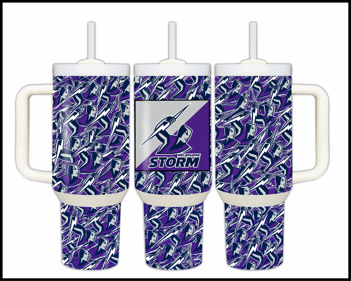 Big Guzzler Melbourne Storm Stainless Steel Tumbler (3555)