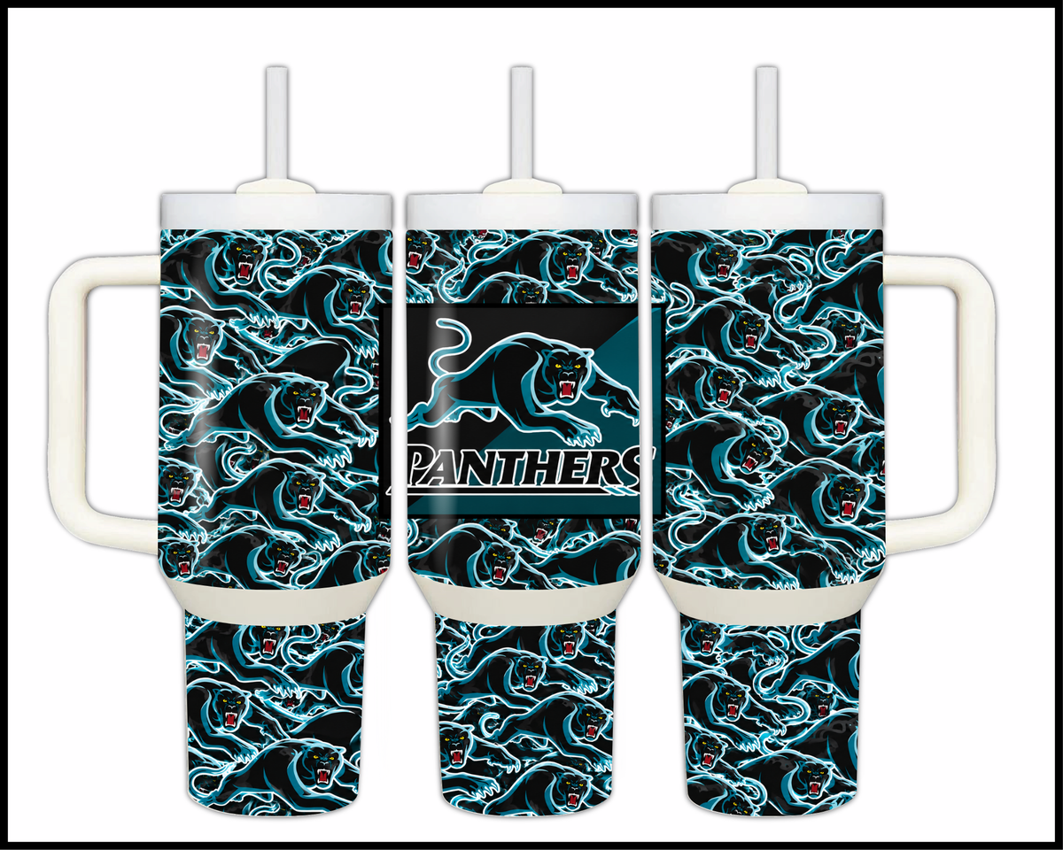 Big Guzzler Penrith Panthers Stainless Steel Tumbler (3560)