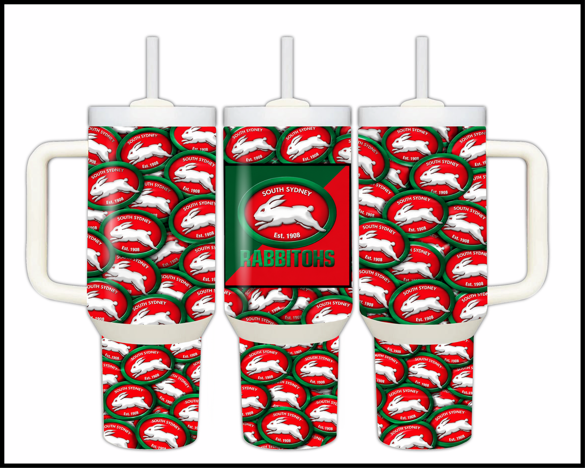 Big Guzzler South Sydney Rabbitohs Stainless Steel Tumbler (3561)