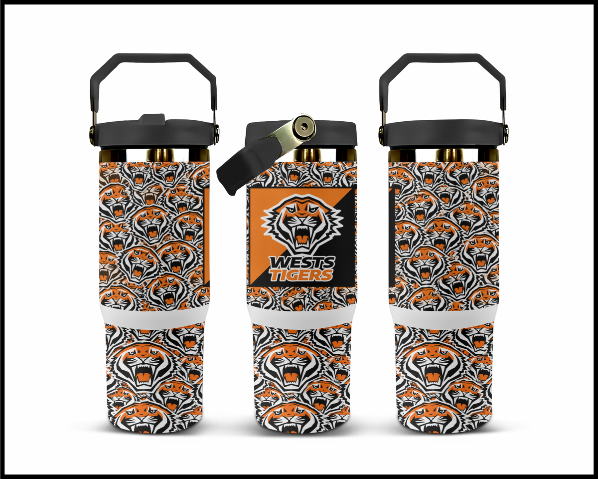 Big Guzzler West Tigers Stainless Steel Tumbler (3564)