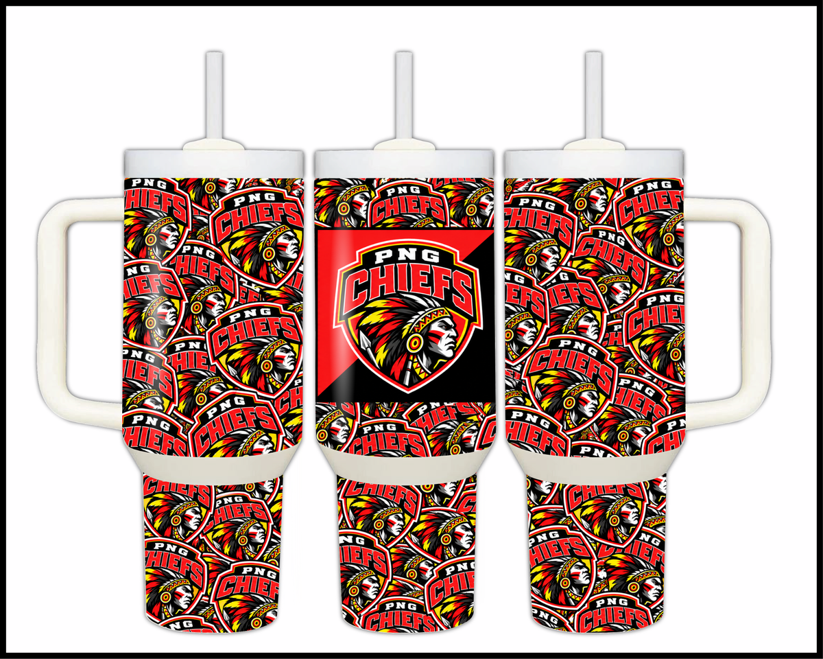 Big Guzzler PNG Chiefs Stainless Steel Tumbler (3566)