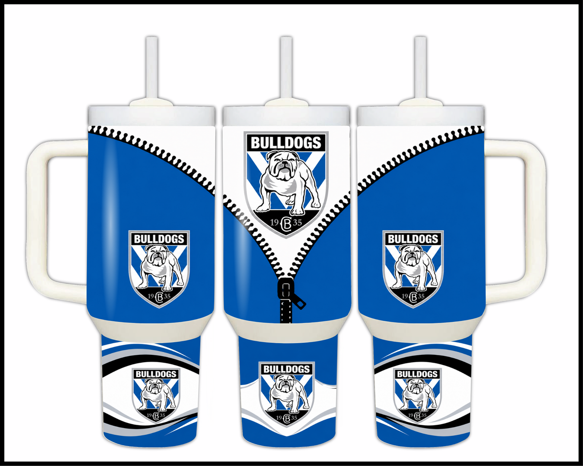 Big Guzzler Canterbury Bulldogs Stainless Steel Tumbler (3569)