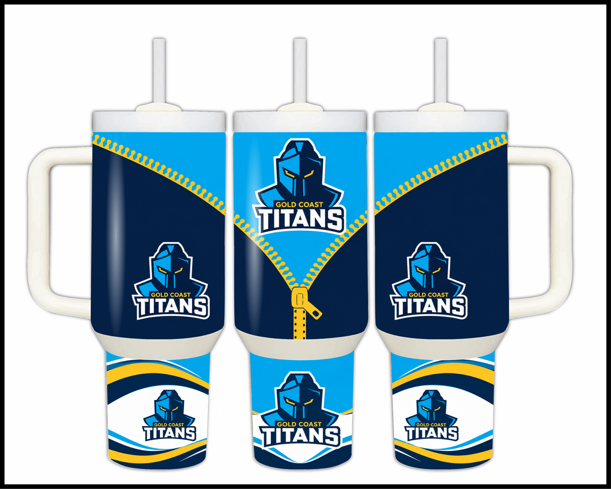 Big Guzzler Gold Coast Titans Stainless Steel Tumbler (3572)