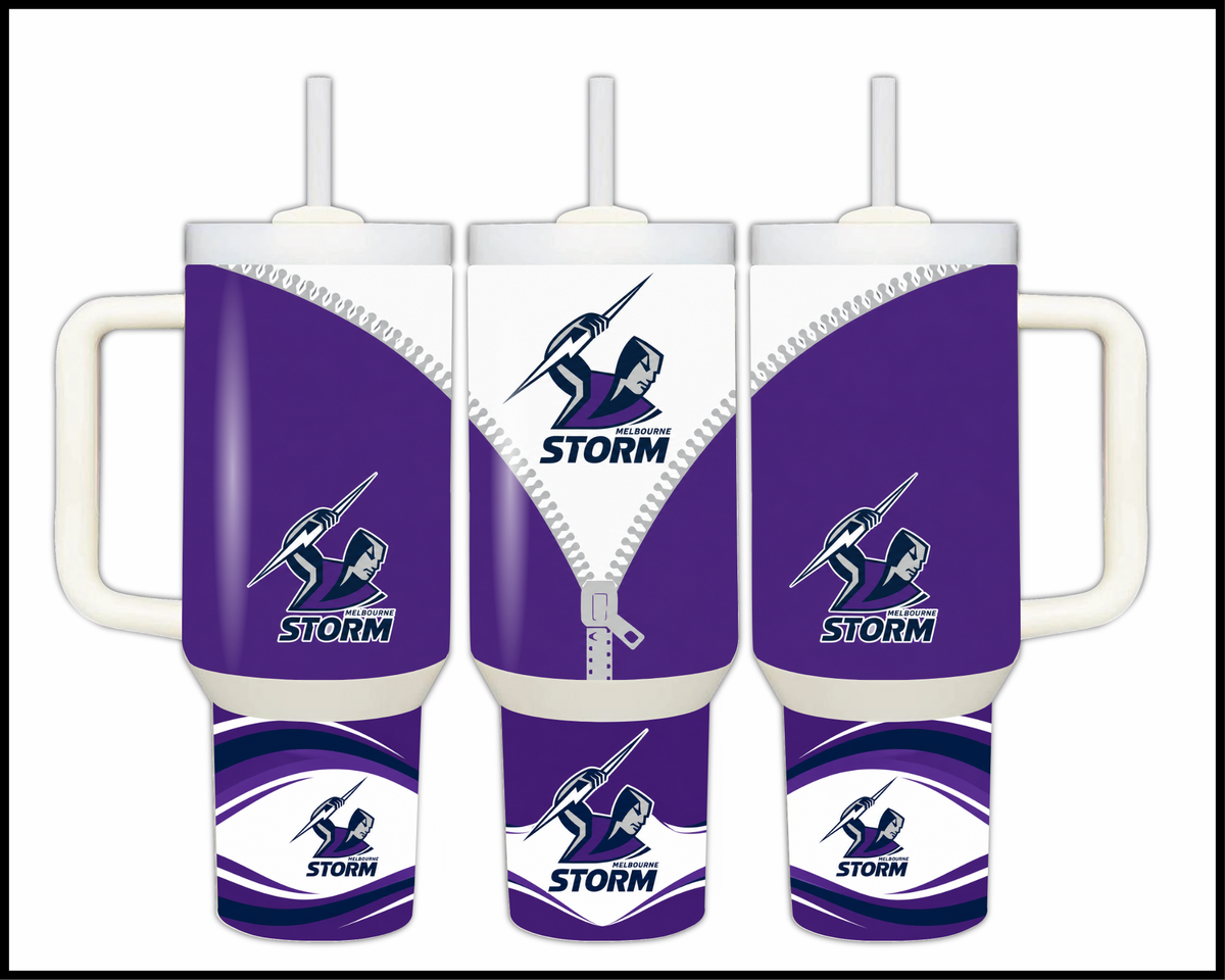 Big Guzzler Melbourne Storm Stainless Steel Tumbler (3574)